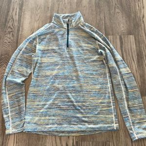 Lululemon three quarter zip Long sleeve tee